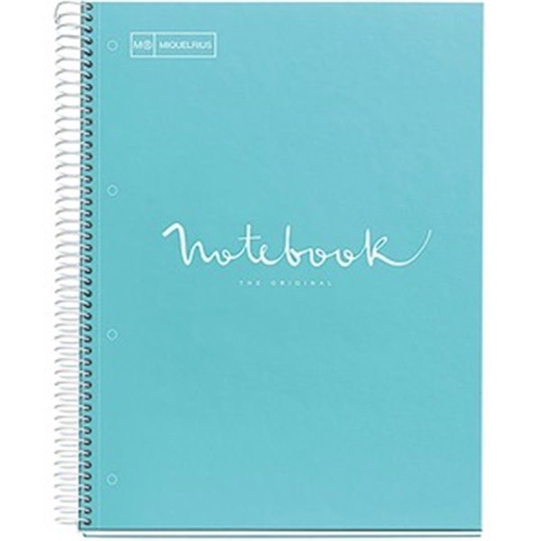 Roaring Spring Paper Products Fashion Tint 1-Subject Notebook, Sky Blue ROA49273